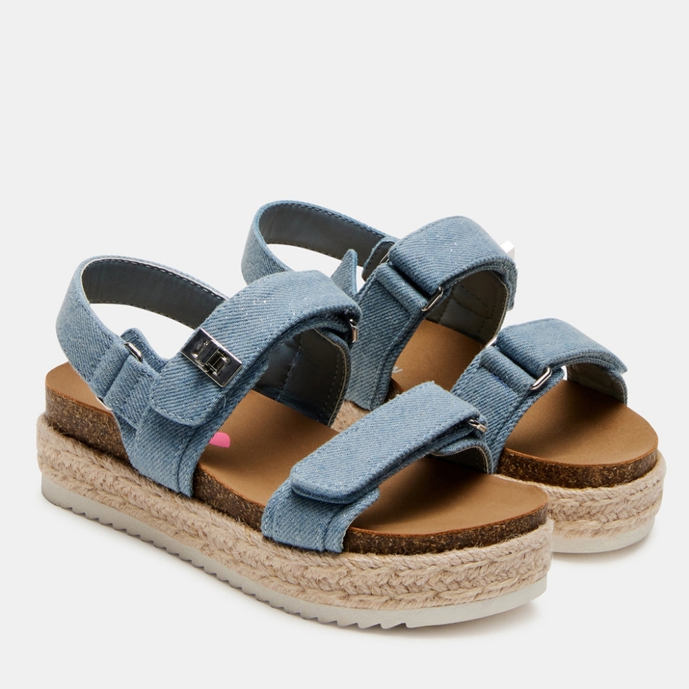 Kids' Bigmona Raffia Steve Madden kids or women's summer sandals flatform Jean